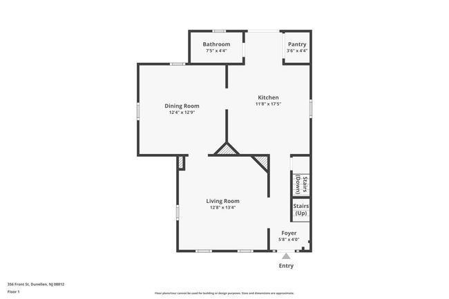 356 Front St, House other with 3 bedrooms, 2 bathrooms and null parking in Dunellen NJ | Image 56