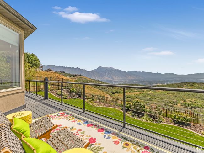 Balcony with a deck with mountain view | Image 34