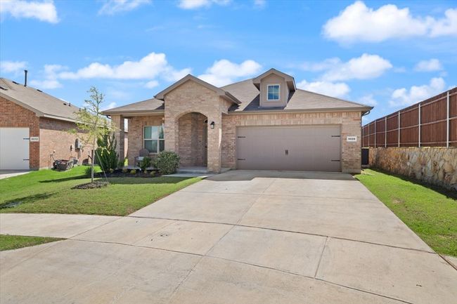 Front exterior view of 2 car garage, long drive, corner lot, culdesac | Image 8