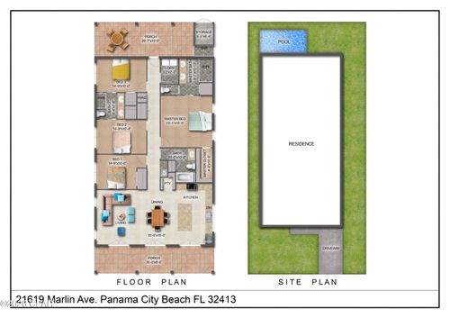21619 Marlin Ave, Panama City Beach, FL, 32413-7925 | Card Image