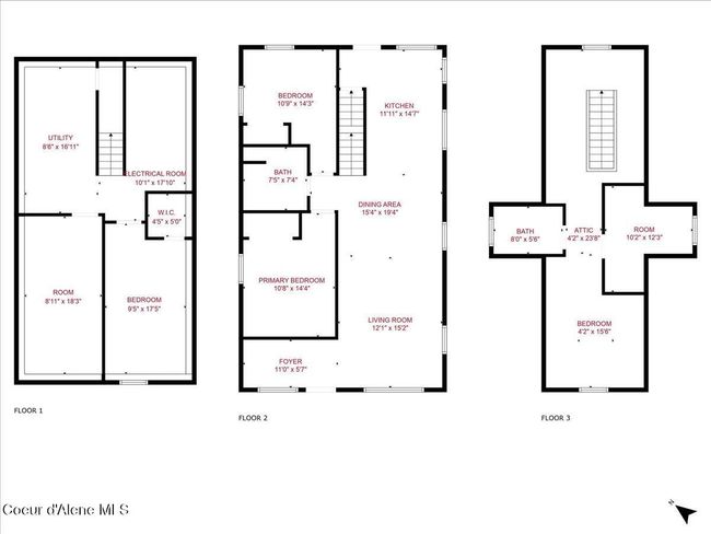 404 W Mullan Ave, House other with 4 bedrooms, 2 bathrooms and null parking in Kellogg ID | Image 28
