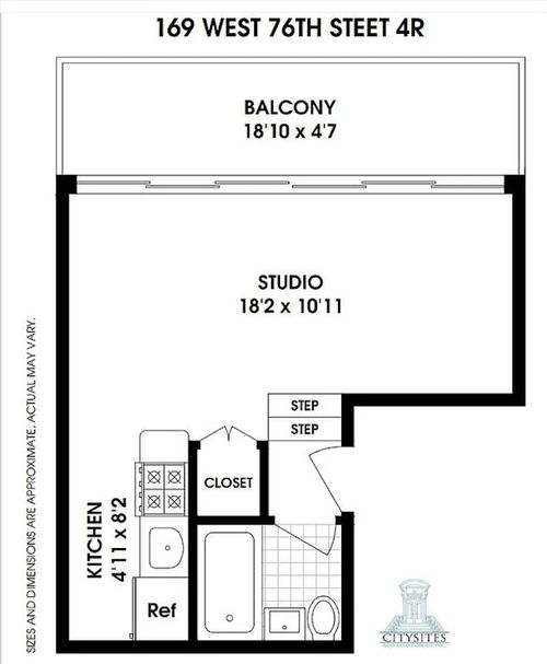 4r-169 W 76th St, New York, NY, 10023-8344 | Card Image