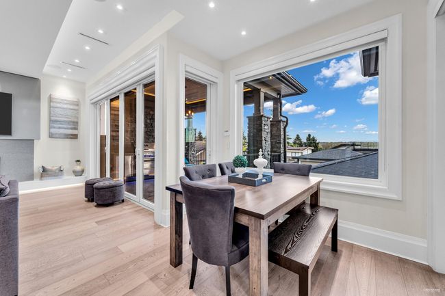 Dining area featuring recessed lighting, baseboards, and light wood-type flooring | Image 24