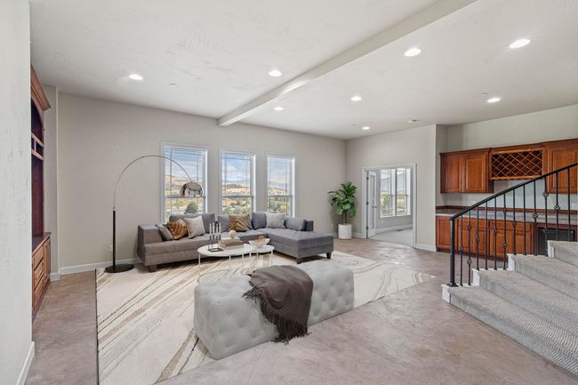 Downstairs family room with view virtual | Image 37