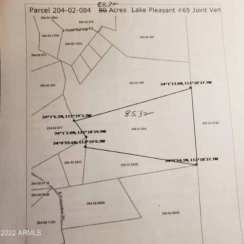 65-00xxx N Lake Pleasant/Columbia Road N, Morristown, AZ, 85342 | Card Image