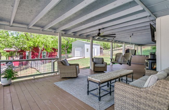 Cozy up on the large deck overlooking lake | Image 22