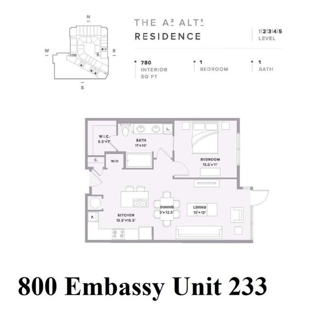 APT-233 - 800 Embassy Dr, Condo with 1 bedrooms, 1 bathrooms and 1 parking in Austin TX | Image 4