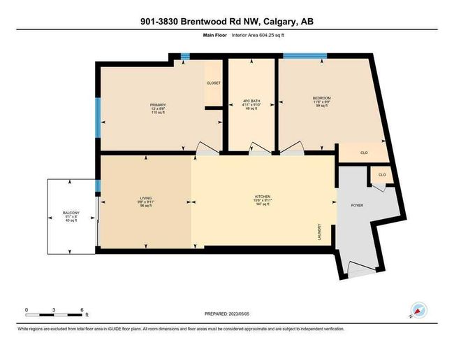 901 - 3830 Brentwood Rd Nw, Condo with 2 bedrooms, 1 bathrooms and 1 parking in Calgary AB | Image 21