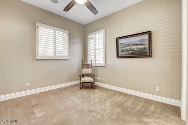 Unfurnished room featuring baseboards, ceiling fan, and carpet | Image 39