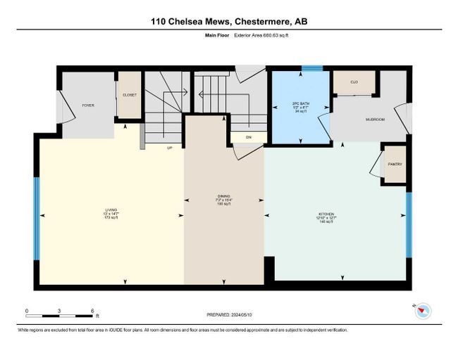 110 Chelsea Mews, Home with 3 bedrooms, 2 bathrooms and 2 parking in Chestermere AB | Image 31