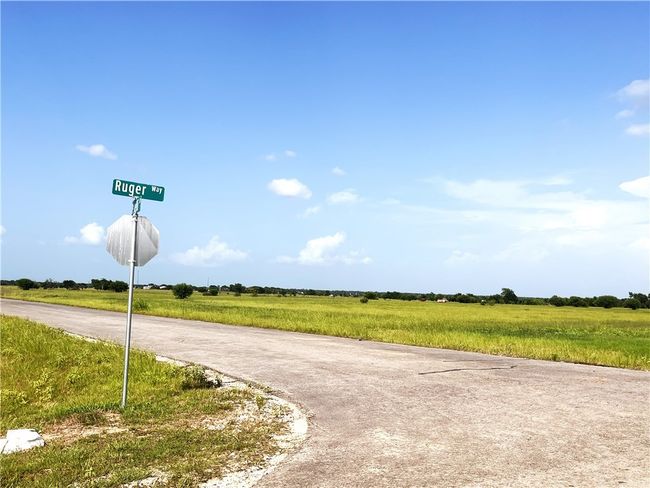 View of asphalt road featuring a view of rural / pastoral area and traffic signs | Image 14