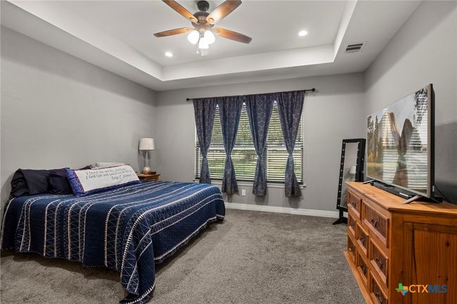Master Bedroom with Tray Ceiling and Large Window | Image 10