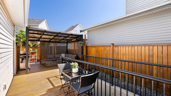 Wooden terrace featuring a fenced backyard | Image 35