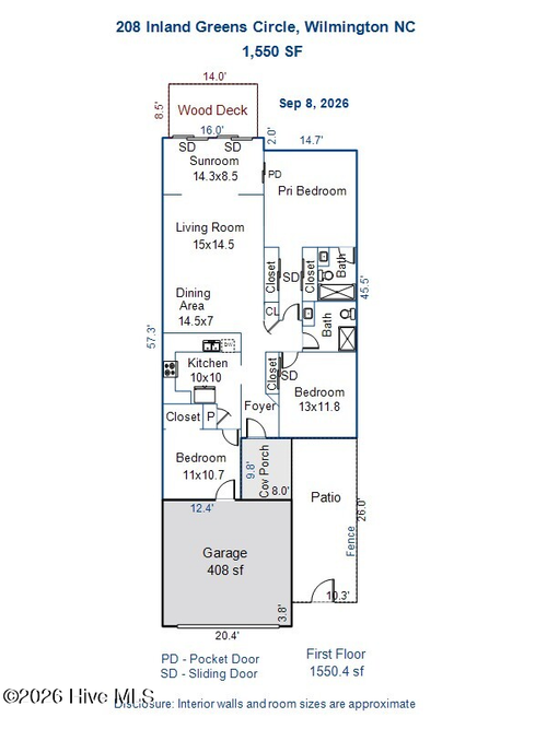 208 Inland Greens Cir, Wilmington, NC, 28405-3861 | Card Image