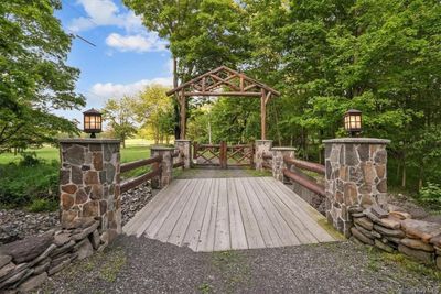 Custom, newly rebuilt private bridge with gate | Image 3