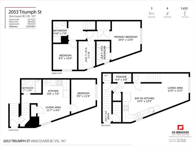 2053 Triumph Street, Townhouse with 3 bedrooms, 3 bathrooms and 1 parking in Vancouver BC | Image 22