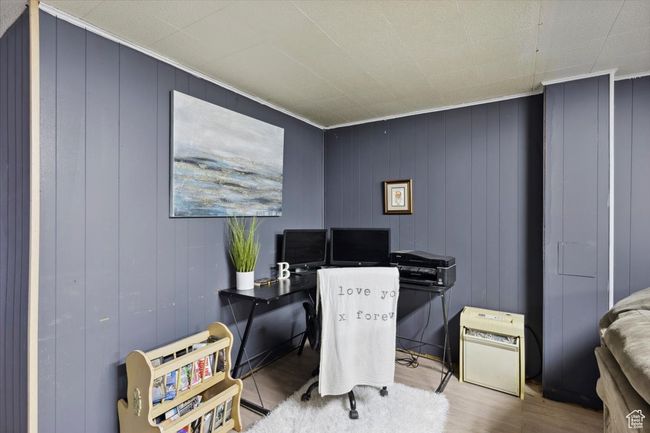 Office area featuring wood finished floors | Image 21