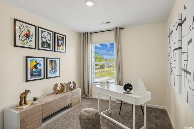 Carpeted office featuring baseboards | Image 24
