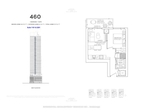 1101-89 Church St, Toronto, ON, M5C0B7 | Card Image