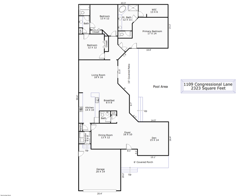 1109 Congressional Ln, Wilmington, NC, 28411-8305 | Card Image