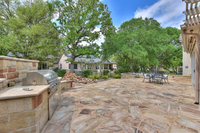 This patio is huge! Gorgeous Oklahoma stone. | Image 26