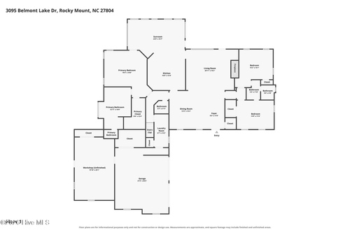 3095 Belmont Lake Dr, Rocky Mount, NC, 27804-5919 | Card Image