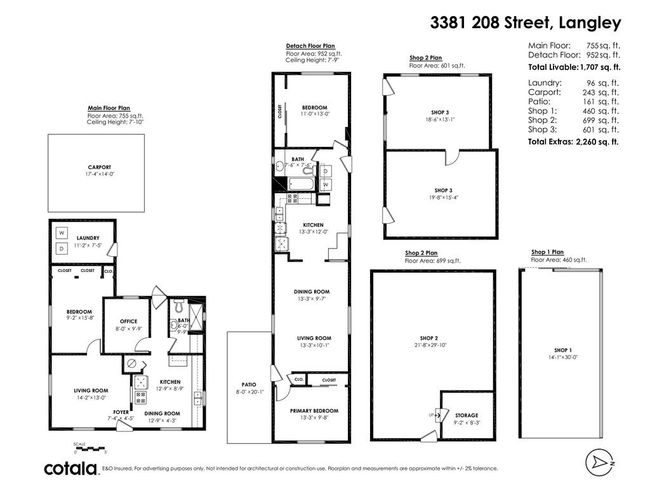3381 208 St, House other with 3 bedrooms, 2 bathrooms and 9 parking in Langley BC | Image 23