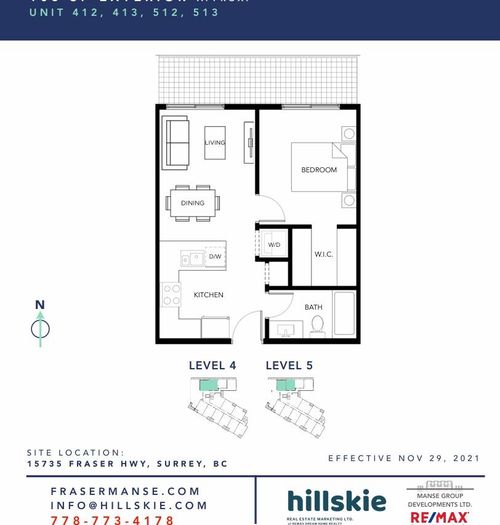 413-15739 Fraser Highway, Surrey, BC, V4N6Y4 | Card Image