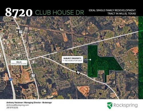 8720 Club House Dr, Willis, TX, 77378-5988 | Card Image