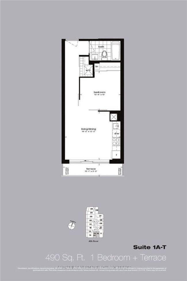 413 - 58 Orchard View Blvd, Condo with 1 bedrooms, 1 bathrooms and null parking in Toronto ON | Image 5