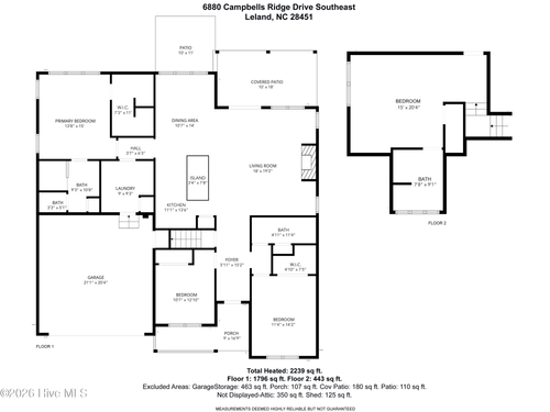 6880 Campbells Ridge Dr Se, Leland, NC, 28451-2037 | Card Image