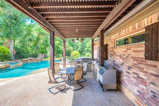 Experience 475 sqft of shaded outdoor living with this east-facing metal pergola, perfect for enjoying the afternoon in comfort. | Image 32