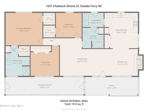 1631 Chadwick Shores Dr, Sneads Ferry, NC, 28460-9281 | Card Image