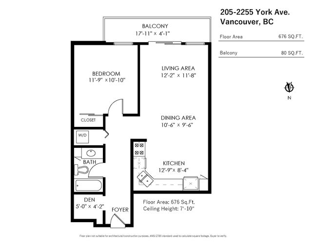 205 - 2255 York Avenue, Condo with 1 bedrooms, 1 bathrooms and 1 parking in Vancouver BC | Image 21
