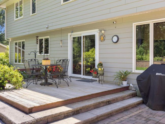 Custom paver patio with oversized Deck | Image 48