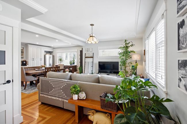 Living area featuring recessed lighting and ornamental molding | Image 5