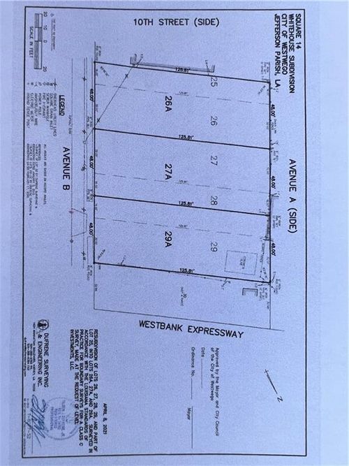0 Avenue B (Lot 27a), Westwego, LA, 70094 | Card Image