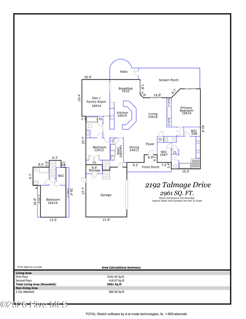 2192 Talmage Dr, Leland, NC, 28451-9340 | Card Image