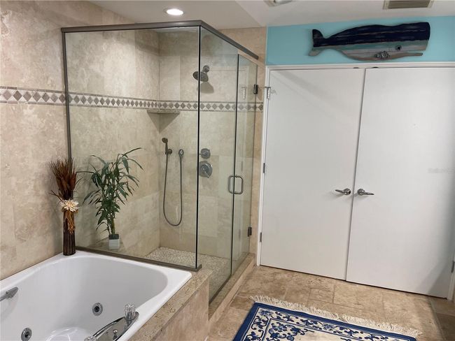 Extra large main bathroom with tray ceiling and dual walk in closets | Image 26