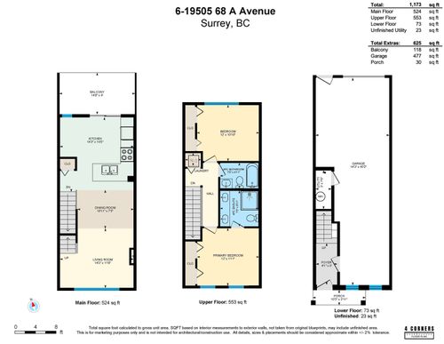 6-19505 68a Ave, Surrey, BC, V4N6K3 | Card Image