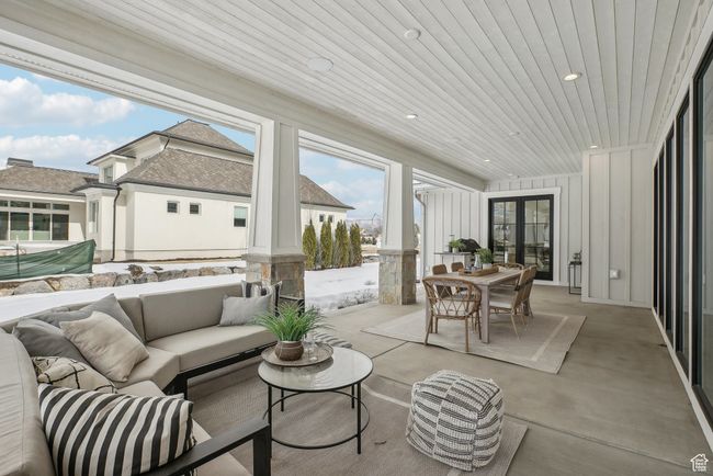 Sunroom with wood ceiling | Image 18