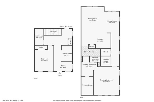 3039 Tenor Way, Townhouse with 2 bedrooms, 2 bathrooms and null parking in Sachse TX | Image 39