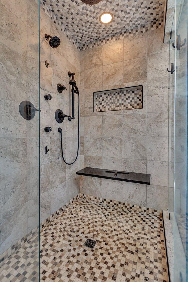 Beautiful tiled shower | Image 27