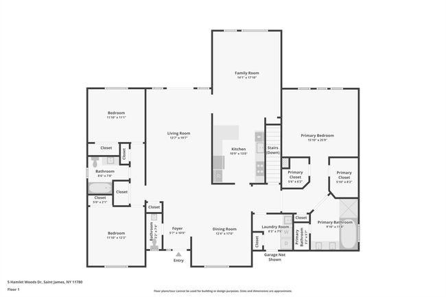 5 Hamlet Woods Dr, House other with 3 bedrooms, 3 bathrooms and null parking in Saint James NY | Image 19