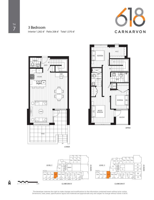 205 - 618 Carnavon Street, Townhouse with 3 bedrooms, 0 bathrooms and 2 parking in New Westminster BC | Image 35