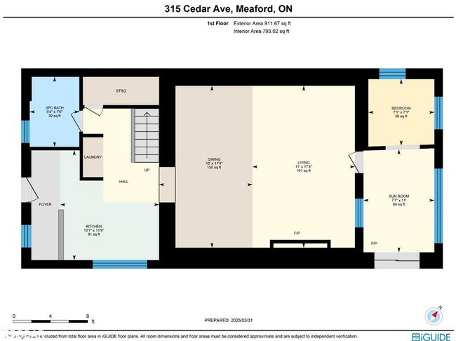 315 Cedar Ave, House other with 2 bedrooms, 1 bathrooms and 5 parking in Meaford ON | Image 27