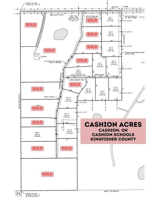 12 E 880 Rd, Cashion, OK, 73016 | Card Image