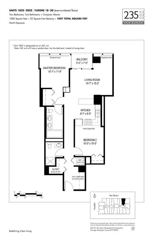 unit-1822-235 W Van Buren St, CHICAGO, IL, 60607-3933 | Card Image