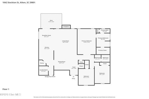 1042 Stockton St, Aiken, SC, 29801-5365 | Card Image