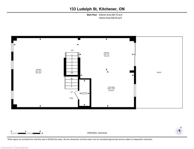 133 Ludolph St, Townhouse with 3 bedrooms, 3 bathrooms and 2 parking in Kitchener ON | Image 43
